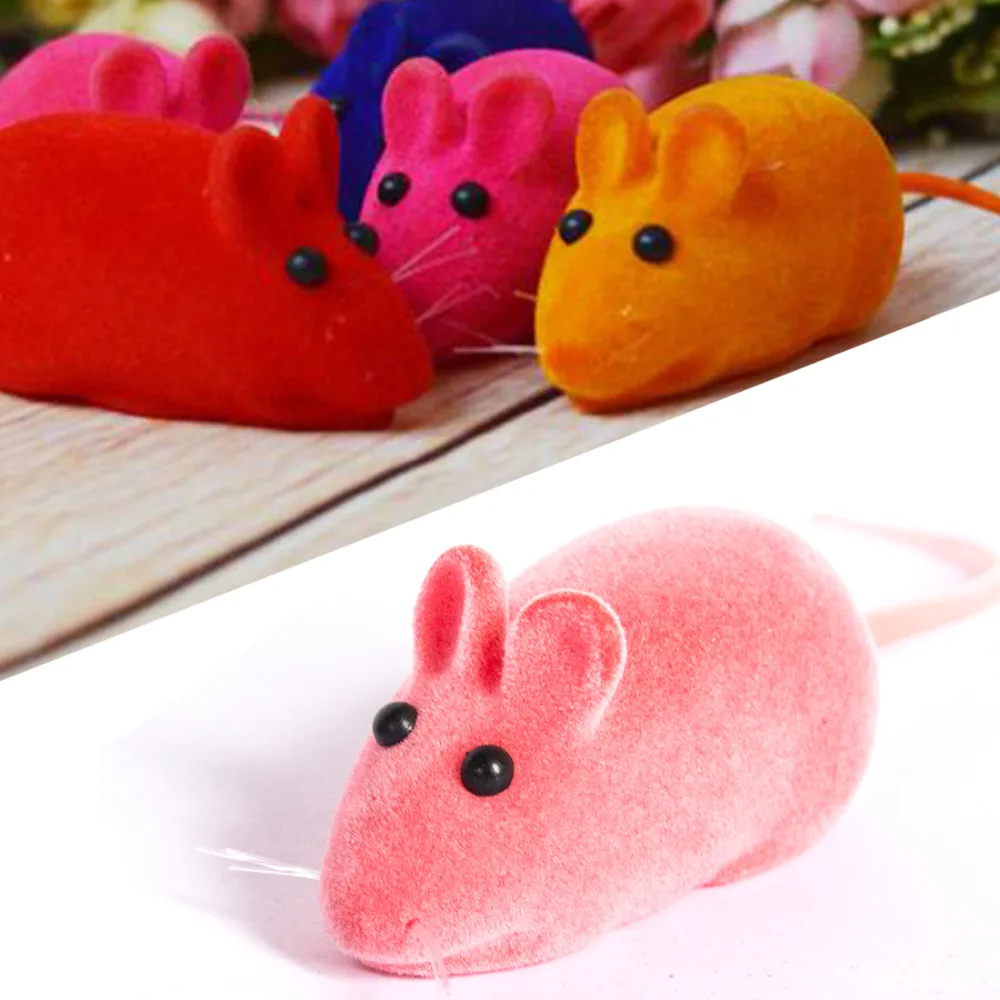 Interesting Lovely Squeaky Simulation Mouse Sound Toy Dog Cat Kitten