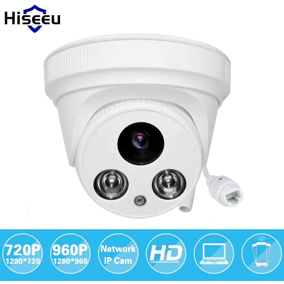 bilder für Hiseeu 720 p 960 p 1.0mp 1.3mp cctv ip-netzwerk-kamera familie mini Dome Sicherheit ONVIF indoor IR Nachtsicht P2P Remote HCR6 bilder für Hiseeu 720 p 960 p 1.0mp 1.3mp cctv ip-netzwerk-kamera familie mini Dome Sicherheit ONVIF indoor IR Nachtsicht P2P Remote HCR6