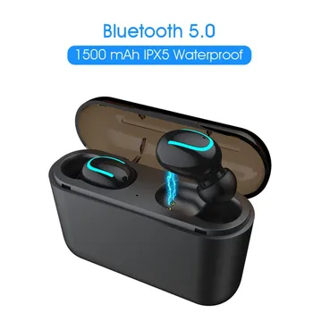 

Q32 TWS Headset Ture Wireless Earphones HBQ Bluetooth 5.0 Headset With Mic Mini Bluetooth Earbud Cordless Earphone PK i10