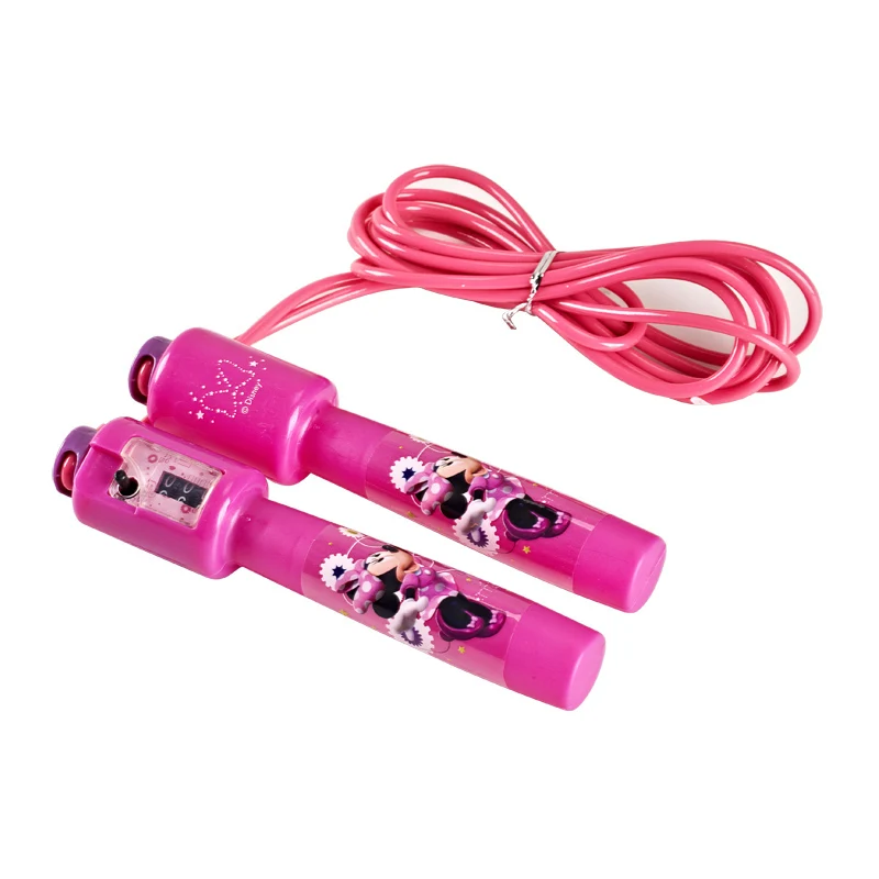 DISNEY Mickey mouse Electronic Counting Ship Jump Rope Kid Cartoon Fitness Exercise Workout Gym Adjustable Skipping For Children (3)
