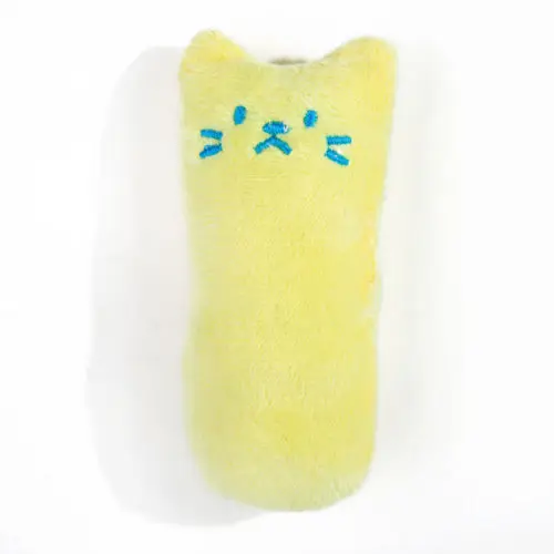 Funny Cute Pet Kitty Cat Soft Plush Toys Sound Squeaky Chew Interactive Cat Toy Gifts Pet Kitten