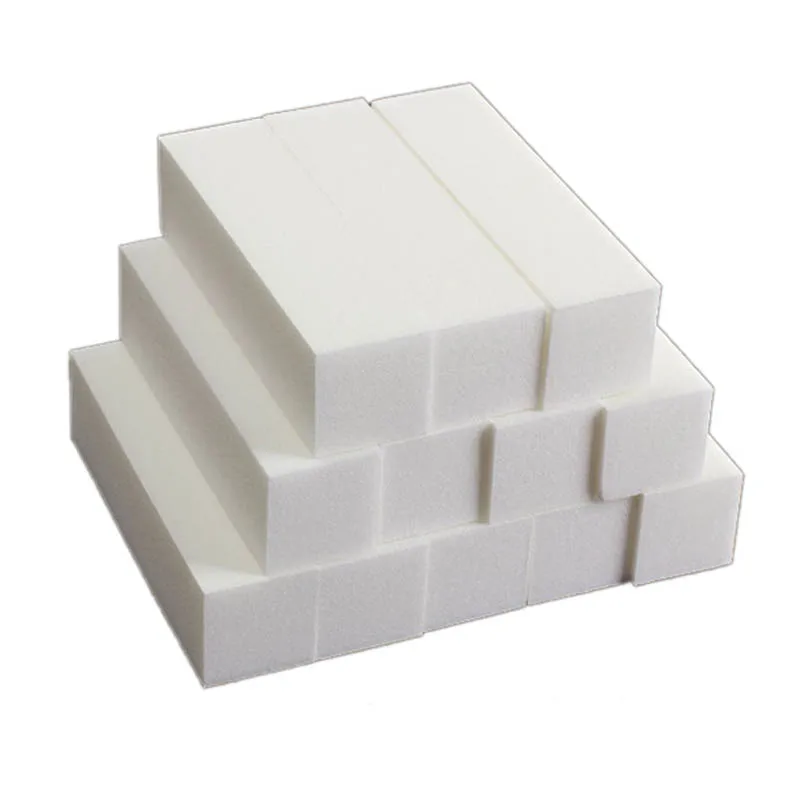 

NEW 12Pcs White Buffer Sanding Block Files Grit Manicure Nail Art Tips Tool