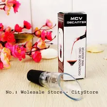 10 шт./лот MCV вино аэратор для вина Графин жёлоб для бетонной смеси с пробкой для оливкового масла с бутылкой для декантерный дозатор аэрации(Розничная коробка посылка