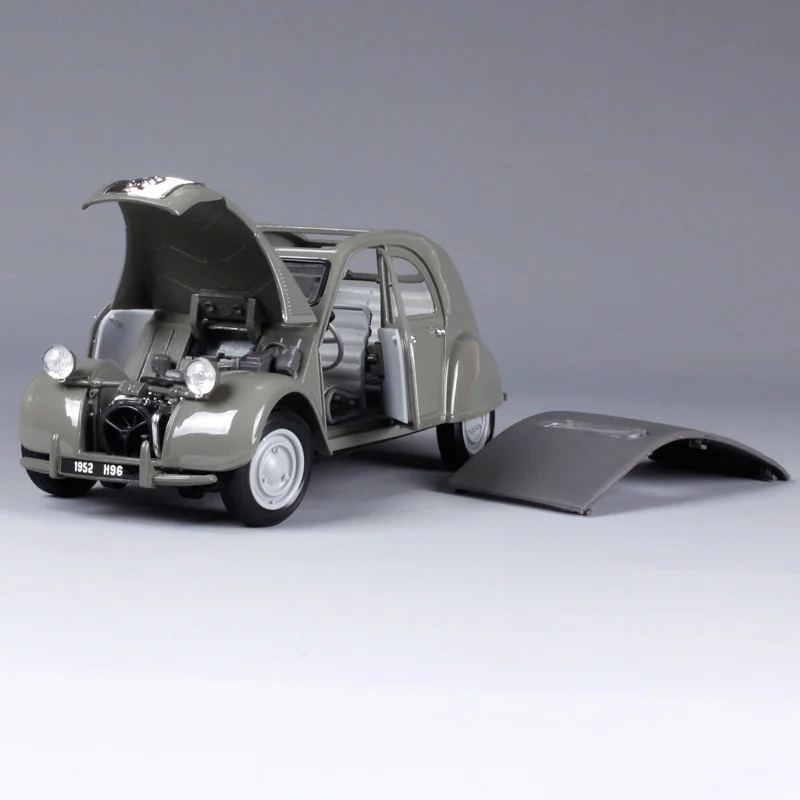 Maisto 1:18 1952 citroen 2cv серый автомобиль литье под давлением 213*81*85 мм роскошная классическая модель автомобиля Изысканный автомобиль коллективный выпуск 31834