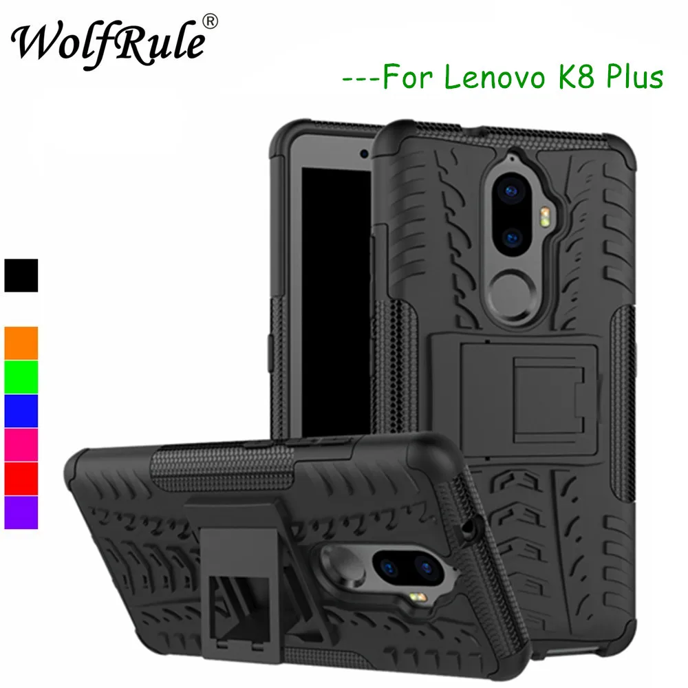 

WolfRule Lenovo K8 Plus Case K8 Plus Cover Dual Layer Armor Case For Lenovo K8 Plus Case Silicone TPU Back Lenovo k8 plus 5.2"
