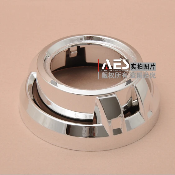 

AES 3 inch Projector Shroud Mask High Temp Resistant Cover Chrome Universal Shroud For 3.0inch Projector Lens Koito Q5 Hella 5