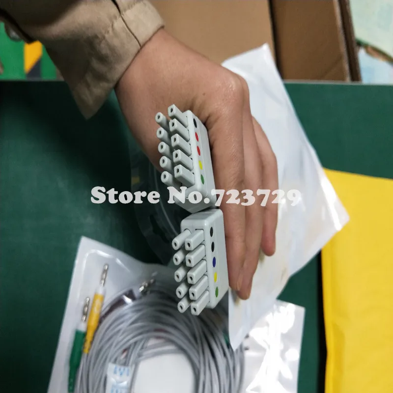 New Compatible with Mortara ECG Cable 10 leadwire all set ECG Cable leadwires IEC Banana 4.0 end New Compatible with Mortara ECG Cable 10 leadwire all set ECG Cable leadwires IEC Banana 4.0 end