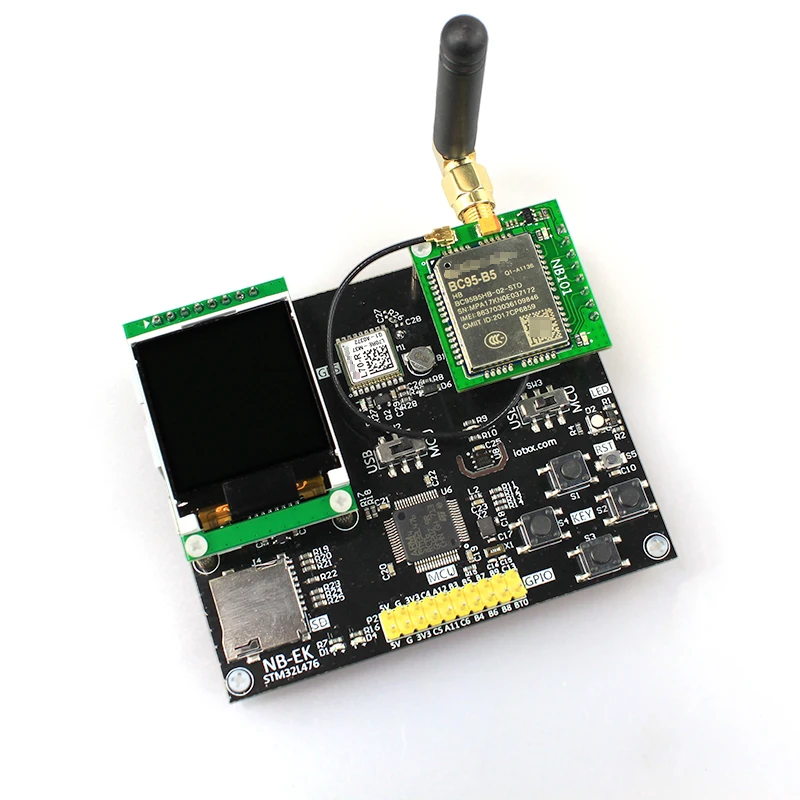 JINYUSHI для BC95-B8 BC95 Плата развития LTE NB-IoT беспроводной модуль STM32L476 с gps и 128*128 TFT экран