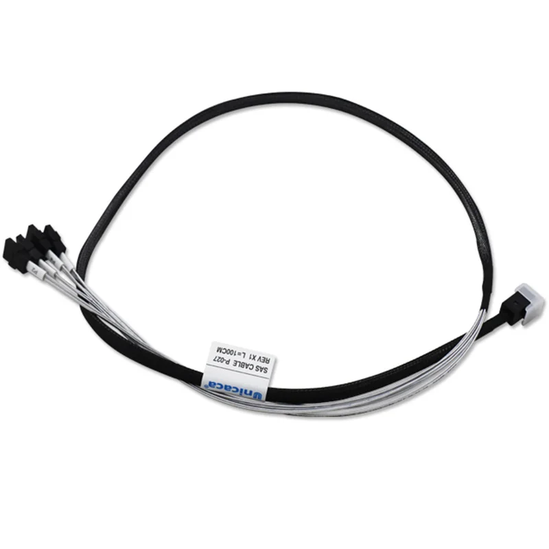 

UNICACA SAS Cable 8643 to 4sata 12Gb/s sas cable 65cm 100cm