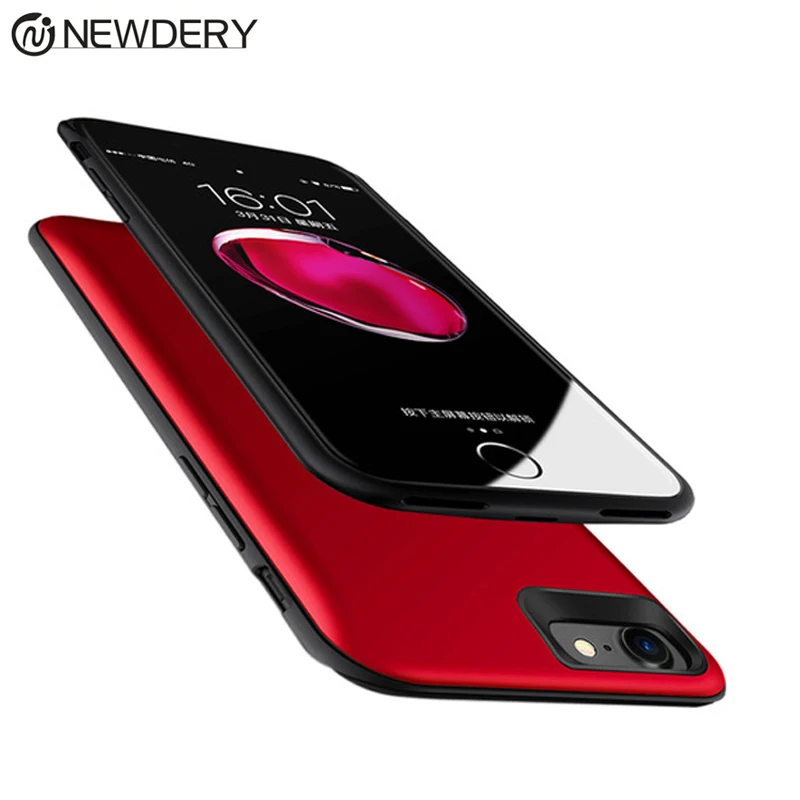 Goede Batterij Case 5200 mAh Oplaadbare Extended Opladen Case voor iPhone 6 6 S Lader Gevallen Backup Power Bank Voor 7 8 Plus