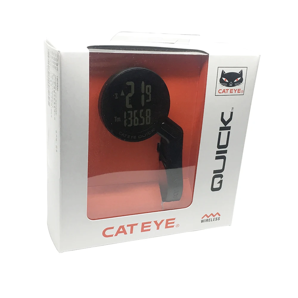 CATEYE CC-RS100W велосипедный беспроводной цифровой компьютер Спидометр Горный Дорожный велосипед Секундомер Япония ультра светильник водонепроницаемый