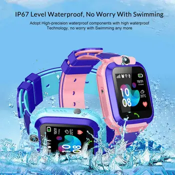 

Smart Watch Kids Touch Screen Camera Positioning Children's Watches SOS Call Location Anti-Lost Reminder Watch Children Clock