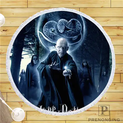 

Custom DIY Customized Microfiber Fabric harry_potter (1)@ Round Beach Blanket Towel Printed on Demand 150cm #19-01-28-67