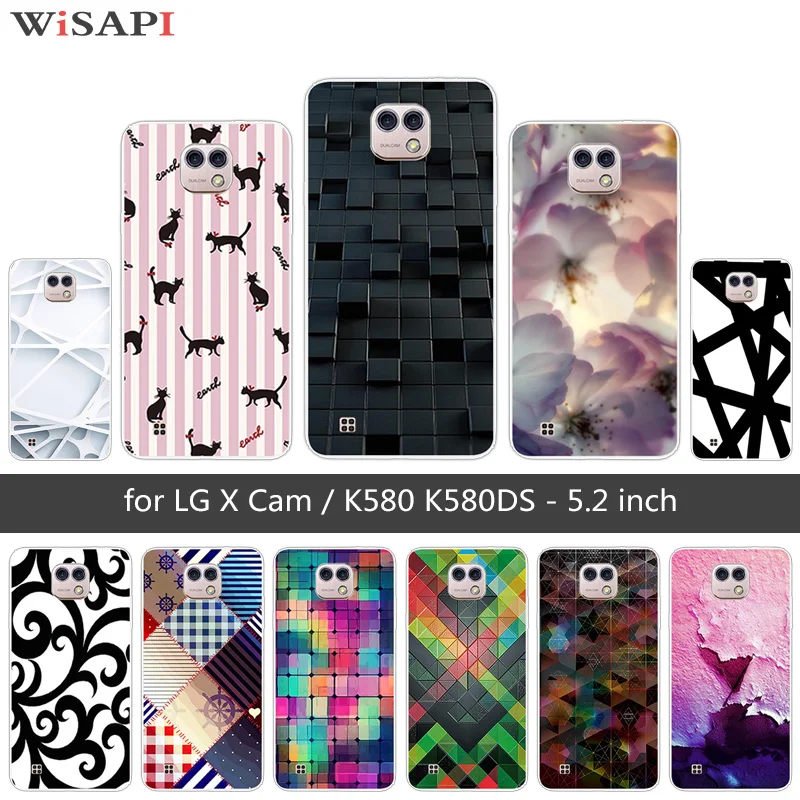 Роскошный причудливый чехол для LG X Cam чехлы задней панели K580 K580DS мягкий