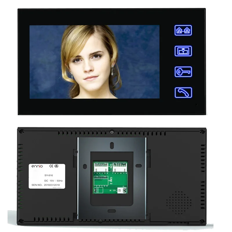 YobangSecurity Video Intercom 2x 7 Inch Monitor Wifi Wireless Video Door Phone Doorbell Camera Intercom System Android IOS APP YobangSecurity Video Intercom 2x 7 Inch Monitor Wifi Wireless Video Door Phone Doorbell Camera Intercom System Android IOS APP