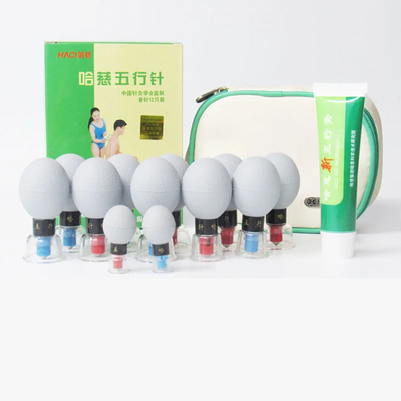 12 Cups household Vacuum Haci Therapy Acupressure Suction Cup