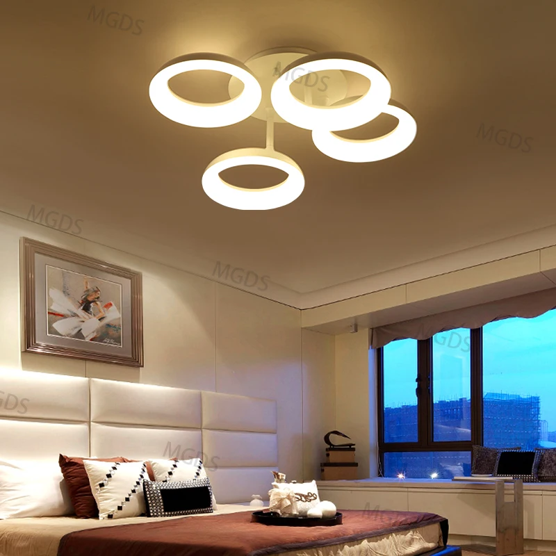 

Modern LED Ceiling lights for Living room bedroom lampada led Simple doughnut shape indoor lighting ceiling lamp
