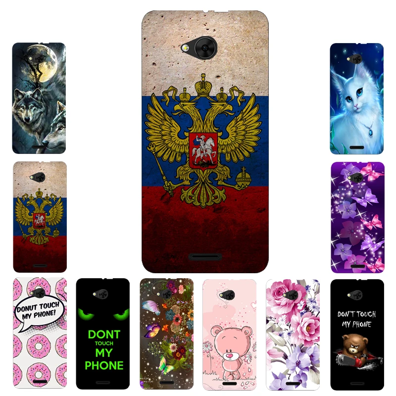 

For BQ 5340 Russia Flag Pattern Back Cover For BQ-5340 Choice Print TPU Case Shell Bag Housing Animal Cases