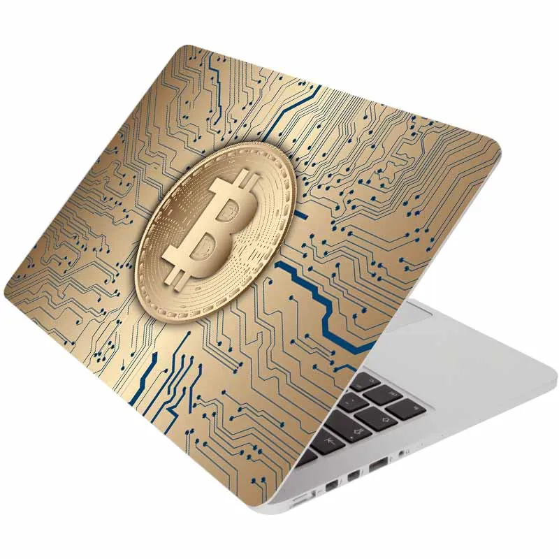 Крутая Золотая наклейка с полным покрытием для Macbook Pro Air Retina 11 12 13 15 дюймов