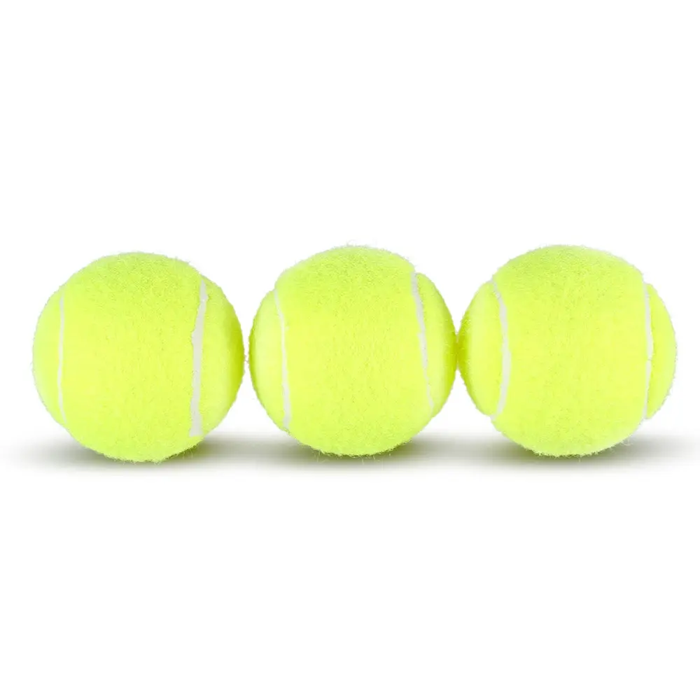 3 шт Теннисный тренировочный инструмент упражнения теннисные мячи многоразовые для практических занятий теннисные мячи обучение оборудования конкуренции теннис