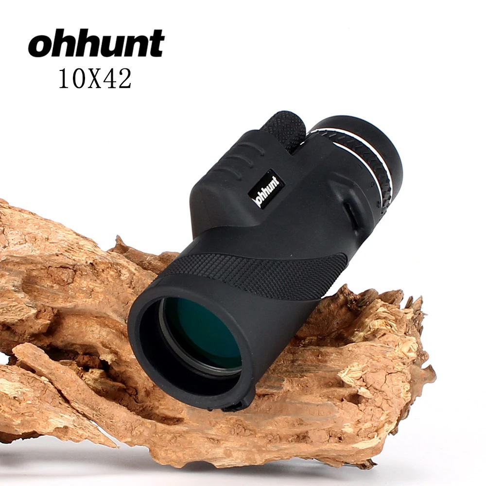 

Hunting ohhunt 10X42 Monocular Telescope Wide-angle Powerful Bright Optics Hand Focus Camping Travel Hiking Monoculars