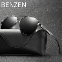 BENZEN классические солнцезащитные очки Мужские поляризационные мужские солнцезащитные очки для вождения очки оттенки очки Золото 9337