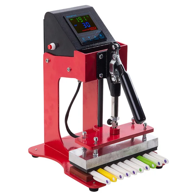 

10 in 1 Pen Heat Press Ball Point Pen Logo Printing DIY pen heat press Machine New Pen Logo Heat Press Machine AP1829