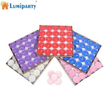 

LumiParty 50pcs Smokeless Scented Candle Environmentally Friendly & Long-Lasting Candle Lights for Parties, Weddings, Birthdays