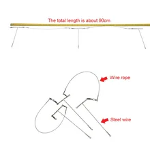 Долговечный, автоматический Крючки из нержавеющей стали рыболовные снасти Leader веревка поворотный балансировочный кронштейн рыболовные снасти аксессуары N