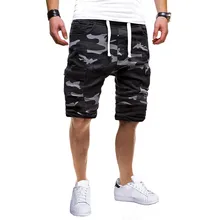Камуфляжные мужские шорты Карго, новинка, мужские повседневные шорты, мужские свободные рабочие шорты, мужские военные шорты размера плюс 6,24