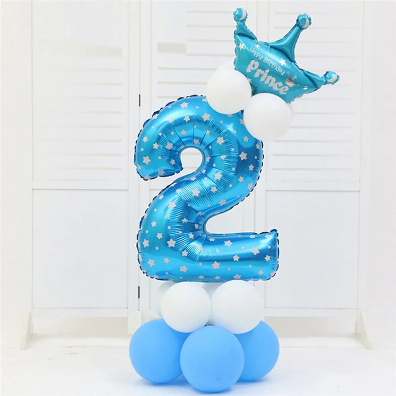 Birthday Balloons Air Helium Number Balloon Figures Happy Birthday Party Decorations Kids Baloons Birthday Balon #3d18 (4)