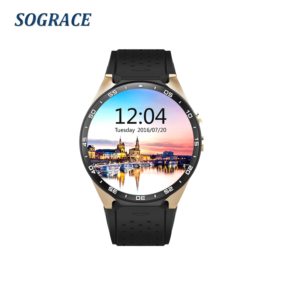 SOGRACE умные часы Smartwatch 2018 часы телефон 3g Камера жизни Водонепроницаемый Смарт-часы набрать Смарт часы с мощным Батарея