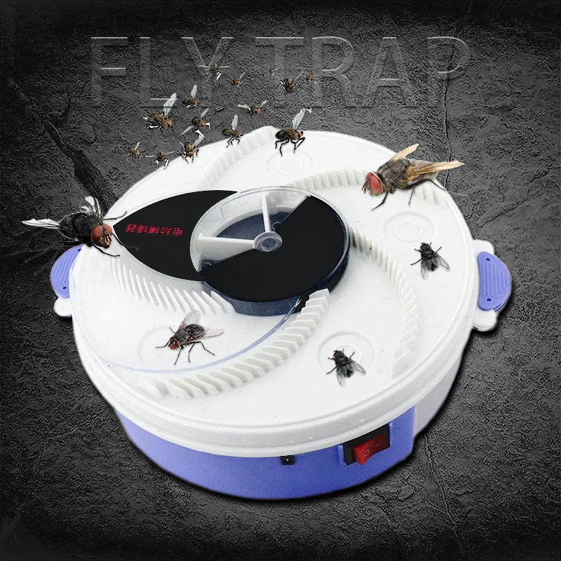 Electric USB Flycatcher Automatic fly killer insect Traps pest reject control Battery power dual-use style Stand by Dropshipping Electric USB Flycatcher Automatic fly killer insect Traps pest reject control Battery power dual-use style Stand by Dropshipping