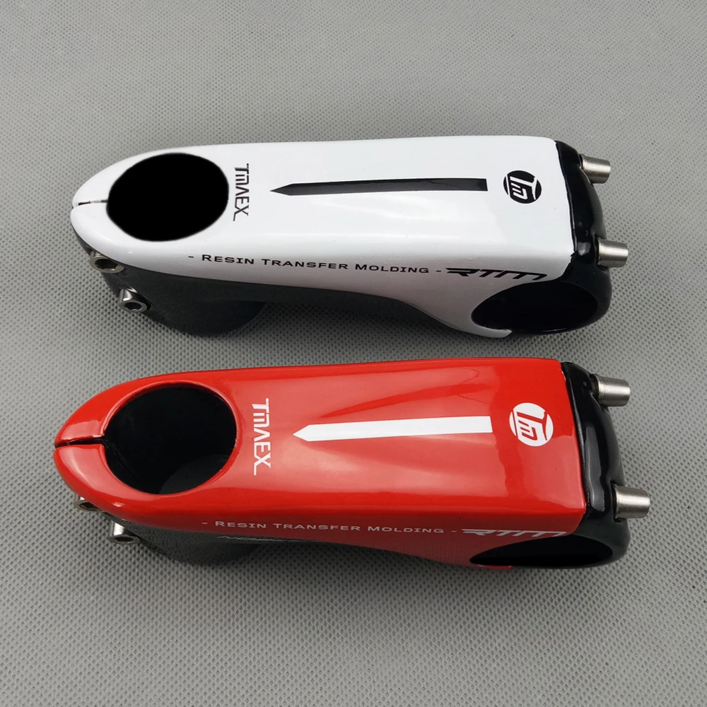 TMAEX New Full Carbon Stem Road/Mountain Bike Stem 80/90/100/110MM Red/Black/White/Silvery Free Shipping Bicycle Stem Parts