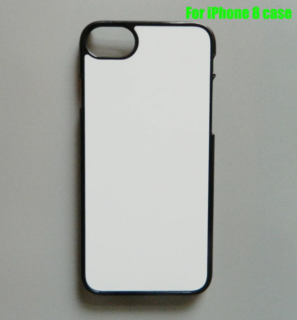 2d PC case For iphone 8 sublimation plastic print case with printable ...
