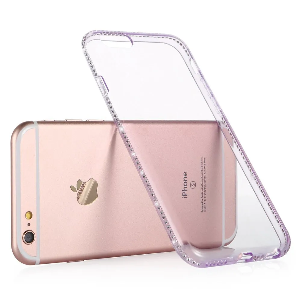 For-Coque-Iphone-6S-Case-Clear-Protective-Back-Cover-with-Bling-Diamond-Bumper-Glitter-Crystal-Frame-for-fundas-Iphone-6-4.7inch-6