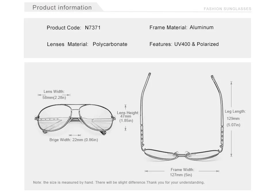 KINGSEVEN дизайн Для мужчин Классические солнцезащитные очки-авиаторы с поляризованными солнцезащитные очки для мужчин Поляризованные линзы UV400, защищают от N7371