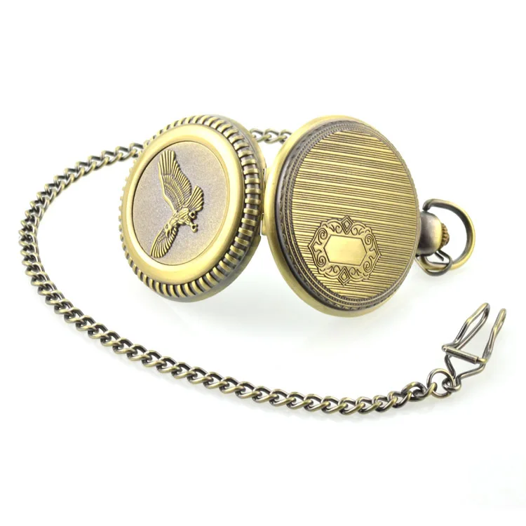Antique-Bronze-Gold-Eagle-Design-Fob-Quartz-Pocket-Watch-With-Necklace-Chain-Pendant-Gift-for-Boys (2)