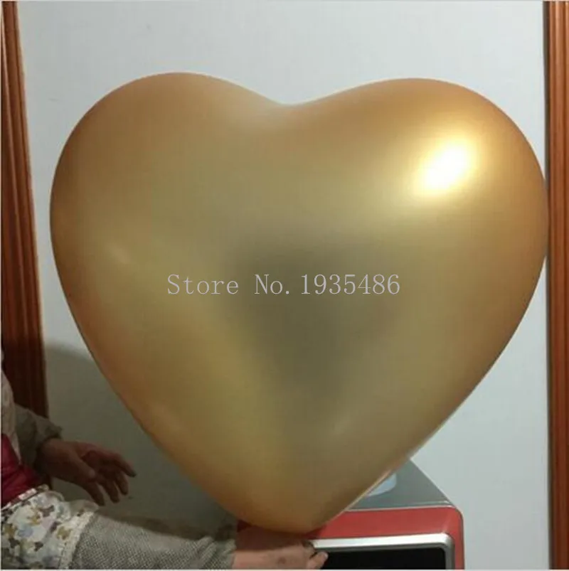 

5pcs 36inch Big Heart giant balloons wedding decoration 10 Colors Ballon Helium Inflable Large love latex balloons Wholesale