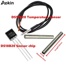 18b20 Temperature Probe Temperature Sensor 18B20 Sensor Electronic chip DS18B20 TO-92 chips Waterproof for arduino Diy Kit