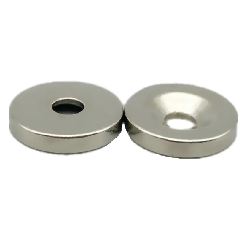 NdFeB Countersunk about Dia. 15x3 mm thick M4 Screw Countersunk