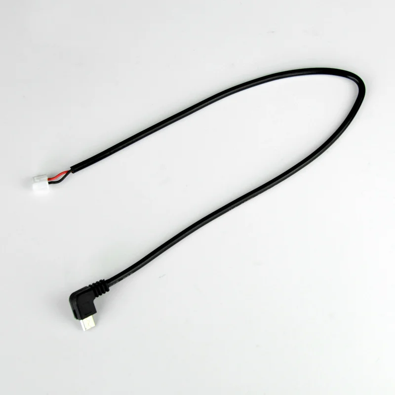 0308198 D7PLUS-NanoPi电源线,5V线，一头90度弯头一头焊锡2