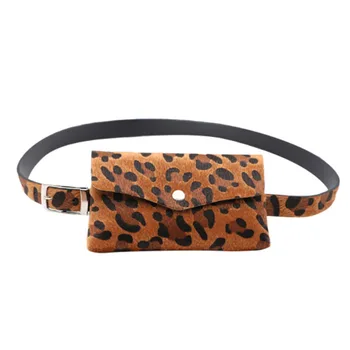 

Women Waist Bag Fanny Pack Messenger Bag Leopard Print Travel Vintage Waist