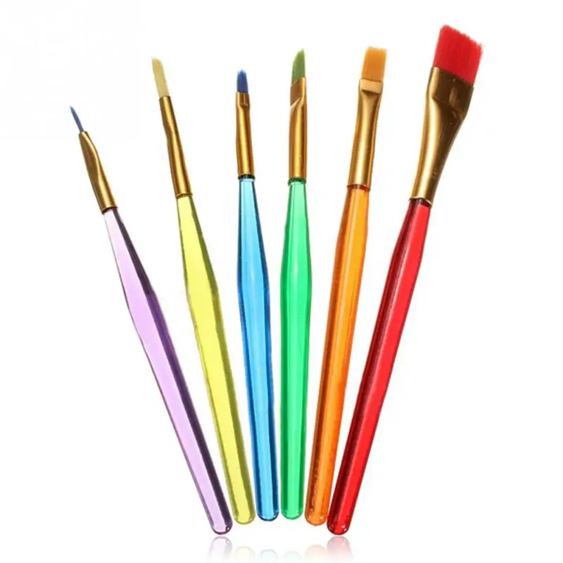 Us 1 6 6 Off Durable Material 6pcs Set Fondant Cake Decorating Painting Brush Sugar Craft Diy Tool For Baking Room Kitchen Hotel In Pastry Brushes