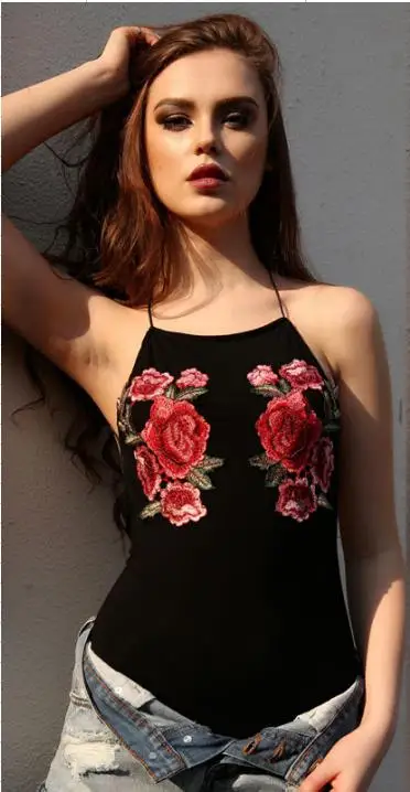 Bodysuit Women Lady Sleeveless Shirt Black Romper Jumpsuit Bodysuit Stretch Mesh Top Backless Womens Mini Sexy Romper Trousers