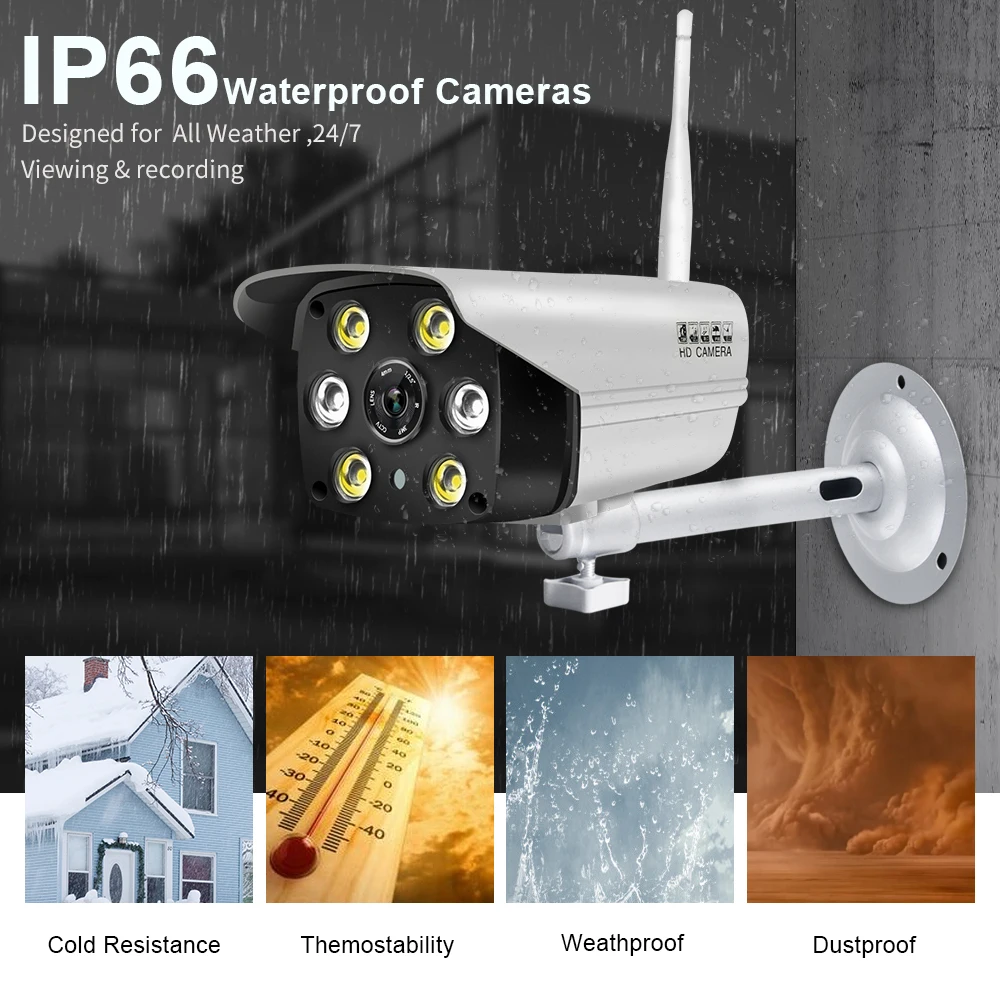 ZGWANG 1080P Waterproof Wifi Camera 2MP Wireless IP Camera HD Wifi Surveillance Outdoor Camera ZGWANG 1080P Waterproof Wifi Camera 2MP Wireless IP Camera HD Wifi Surveillance Outdoor Camera