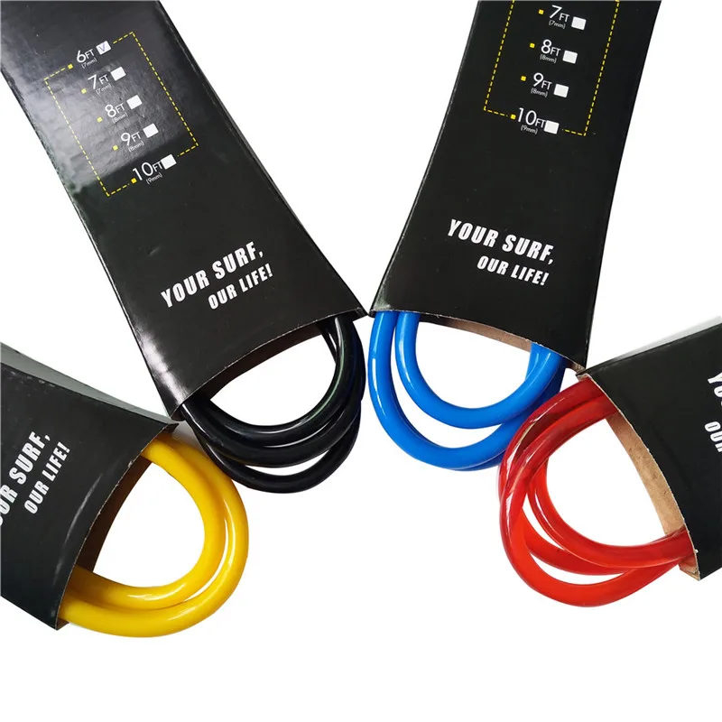 Goede 1 st Surfen Straight Leash 6ft, 7ft, 8ft, 9ft 7mm Surfboard Leash Yep. surf Super sterke singels Neopreen Strape