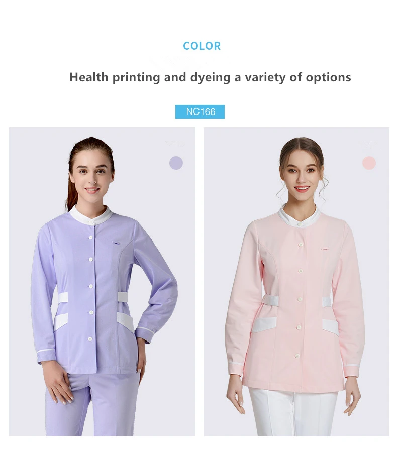 Ruyi L-Pink nurse wear с коротким рукавом женская салон красоты Рабочая одежда модный раздельный костюм брюки для медсестер летние брюки