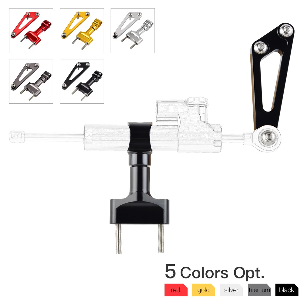 

Motorcycle CNC Steering Damper Mounting Kit Stabilizer Adjustablet For Honda CB600F Hornet 2007 2008 09 10 11 12 13 14 2015 2016