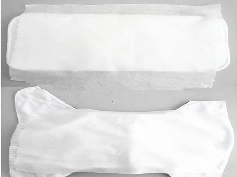 Baby Flushable Biodegradable Disposable Cloth Nappy Diaper Bamboo Liners 100 Sheets for 1 Roll 100% Cotton Viscose